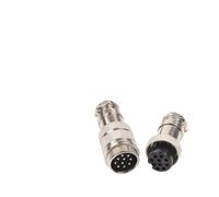 1 Juego de conector de cable de acoplamiento GX16 2/3/4/5/6/7/8/9/10 pin macho y hembra 16mm conector de acoplamiento de panel de cable de enchufe de aviación(GX16-10 Butt type)
