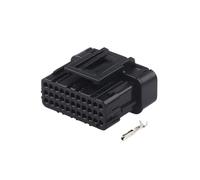 1 Juego de Conector de Cable eléctrico Impermeable de 33 Pines ECU, Conector Macho Hembra de Cable de 0,6mm con Terminal 6189-7106 6188-4871(Female)