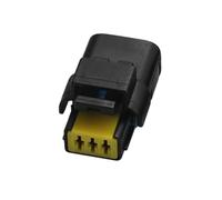 1 Juego De Conector De Terminal Eléctrico Automático Impermeable Macho Hembra De 3 Pines Enchufe De Carcasa De Plástico Compatible with The Coche FCI 211 Pc032S0049 211Pc032S0049(Female and Male)