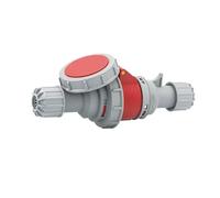 1 juego de conectores industriales impermeables de 4 pines, 125 A, 380 V-415 V, 3P+E, 6H, IP67, conector IEC60309, for conexión de alimentación de actividades industriales, for aviación e industria.