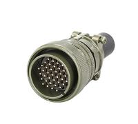 1 juego de conectores macho y hembra de 37 pines for cableado, serie MS5015, MS3106A-28-21S/P, MS3102A-28-21S/P(37p male B)