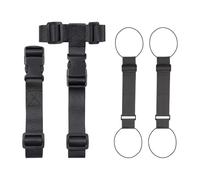 1 Juego De Correas De Conexión De Equipaje En Forma De T, 2 Piezas De Correas De Equipaje De Mano, Correas De Conexión De Equipaje, Correas De Equipaje Ajustables, Correas De Equipaje Portátiles