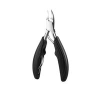 1 juego de cortaúñas para dedos de los pies, cortador de manicura encarnado de paroniquia, cuchara de oreja de acero inoxidable, tijeras de pedicura, herramienta para belleza (1 unidad, negro)
