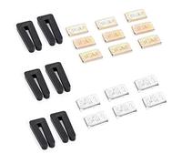 1 juego de cuchillas autoadhesivas para ventilador de techo (9 x 3 GM+6 x 5 GM+6 clips) para movimientos irregulares correctos del ventilador, reduce el ruido