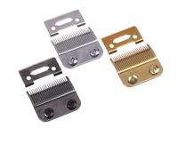 1 Juego De Cuchillas De Repuesto Profesionales De 2 Orificios For Cortadora De Cabello Inalámbrica Magic Clip 808(Silver)