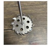 1 juego de cuchillas dispersión dientes sierra acero inoxidable con varilla SUS304, disco agitador, paleta orificio Equipamiento de laboratorio