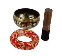 1 Juego de cuenco con sonido de Buda, cuencos antiguos para cantar, cuenco con sonido tibetano, cuenco tibetano de meditación, cuencos para cantar del Himalaya, cuenco para cantar de yoga, cuenco p