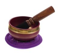 1 juego de cuenco con sonido de Buda, suministro de budismo, cuenco budista para ofrecer agua, cuenco para cantar, mazo, cuenco con sonido para oración, accesorio para cantar en el Tíbet, cuenco de