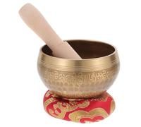 1 juego de cuenco de música budista, suministros budistas, cuenco de cobre para meditación, cuenco de sonido curativo, cuenco de sonido tibetano, cuenco budista tibetano, cuenco de música para medi
