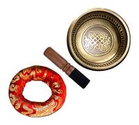 1 Juego de cuencos del Himalaya, cuencos tibetanos con sonido, cuencos de meditación, cuencos budistas tibetanos, cuencos de arte tibetano grabados, kit de cuencos tibetanos, cuencos para tallar, c
