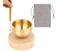 1 Juego de Cuencos Tibetanos Pequeños, Cuenco Tibetano con Flang, Cuencos para Sanación, Yoga, Meditación, Relajación, atención plena y reducción del estrés