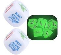 1 Juego de Dados de Ocasión Dados de Tareas Domésticas Dados de Juguete 7 Piezas