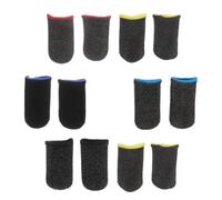 1 Juego De De Juego Móvil Adulto Pegatinas Pegajoso Impermeable Hombres Para Clavo Cunas De Mano Mangas De Los Dedos Abrazadera Recargable Uña Apretones Gel Fibra 6 Pares Ipetboom