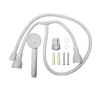 1 juego de ducha, accesorio de baño portátil, boquilla ajustable y manguera, accesorios de repuesto de baño, accesorios de baño para mascotas, adecuado para uso en interiores y exteriores.