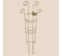 1 juego de estacas de soporte para plantas en forma de hoja, diseño de mariposa de plástico para Pothos, Hoya Monstera, jardín interior, color dorado