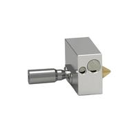 1 Juego de extrusor de hotend V2, Boquilla de 0,4 mm Compatible con Bloque Calefactor de Impresora 3D Zortrax M200, Piezas de Impresora 3D, extrusores de Cabezal(Stainless Steel)