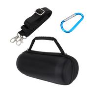 1 juego de funda de transporte de tela Oxford con soporte para altavoz compatible con Pulse4 (negro)