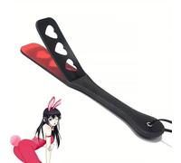 1 juego de fusta de pu cuero negro para juegos de equitación al aire libre