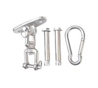 1 juego de ganchos giratorios for hamaca, silla, kit for columpio con saco arena, gancho resistente(C,Expansion screw)