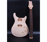 1 juego de guitarra sin terminar Cuerpo 22fret 62,8 cm Dot incrustación set en DIY Guitar Rosewood diapasón (25,5 pulgadas)