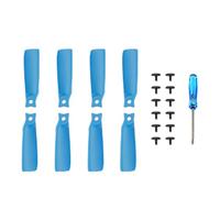 1 juego de hélices de bajo ruido para vuelo silencioso UAV, fácil instalación con tornillos y hélices de destornillador