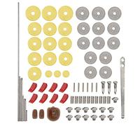 1 juego de herramientas de mantenimiento de flauta Yootones práctica, kit de mantenimiento de reparación de bricolaje, piezas de instrumentos musicales, accesorios para los amantes de la flauta