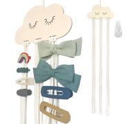 1 juego de horquillas de nubes para colgar accesorios para el cabello, accesorios para el cabello, estante de almacenamiento, decoración de pared del hogar