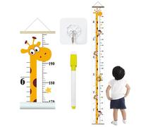 1 juego de imágenes de tamaño, 1 rotulador, tabla de tallas para niños, tabla de tallas, pegatinas de pared, decoración de habitación infantil