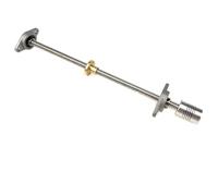 1 Juego De Impresora 3D, Tornillo De Avance T8 De 100/200/300/400/500mm + Tuerca De Cobre De Latón + Soporte De Rodamiento KP08 O KFL08 + Acoplamiento Flexible(Lead 14mm KFL Set,350mm)