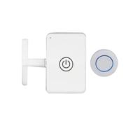 1 Juego de Interruptor de Control Remoto Inalámbrico Recargable por USB con Control de Luz SOff, Herramienta de Pulsador de Botón Automático