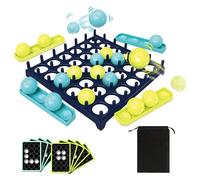 1 juego de juegos de mesa de saltar, 1 bolsa negra no tejida con cordón, juego de mesa, juego de saltar, juego de descompresión, juegos para niños y adultos