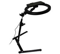 1 Juego de Kit creador de Contenido con Anillo de luz Ajustable de 10 Pulgadas con Soporte Control inalámbrico Soporte para teléfono aéreo con luz para cocinar Grabación de Video.