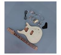 1 Juego De Kit De Guitarra Cuerpo De Guitarra Mástil De Guitarra De Caoba 22 Trastes Diapasón De Palisandro De 24,75 Pulgadas Con Herrajes De Guitarra