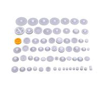 1 Juego de Kits de Polea de Engranaje, Kits de Gusano de Correa de Plástico, Juego de Engranajes, Piezas de Polea de Engranaje de Modelo DIY, Accesorios de Fabricación(64 tipos de kit de engranajes)