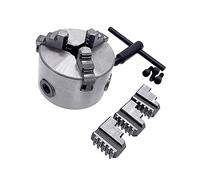 1 juego de mandril de torno manual de tres mordazas K11-80 con piezas de máquina de torneado Mandril de torno de tres mordazas K11-80 metal autocentrante nuevo panel de control de torno de madera