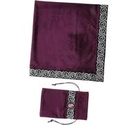 1 Juego de mantel de Tarot, bolsas de cartas de Tarot, suministros de brujería, suministros de Tarot de altar, mantel de lectura de Tarot, constelaciones, accesorios de cubierta de Tarot, terciopelo g