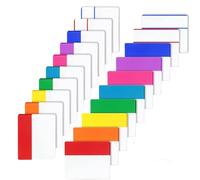 1 juego de marcadores adhesivos para páginas, pestañas de índices coloridos, pestañas de índice de colores, pestañas de libro para escribir, pestañas de archivo para la escuela