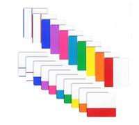 1 juego de marcadores adhesivos para páginas, pestañas de índices coloridos, pestañas de índices de colores, fichas de libro para escribir para la escuela