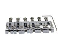 1 Juego de monturas de latón con rodillo de acero inoxidable de 10,5 MM, monturas de puente trémolo for guitarra eléctrica for guitarra ST(10.5 CR)