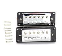 1 Juego de pastillas de guitarra Mini 6 cuerdas Humbucker puente y cuello for guitarra eléctrica con tornillos de montaje