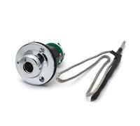 1 juego de pastillas piezoeléctricas for ukelele con conector de clavija de salida debajo del puente for guitarra británica(Chrome)