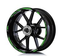1 Juego De Pegatinas para Rueda Motocicleta, Reflectantes A Rayas para Llanta para Diavel para Monster V4 748 797 795 696 1100(Color 9)