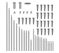 1 juego de piezas de reparación de saxofón, kit de herramientas de instrumentos de viento, varilla roscada con rosca, accesorios de uñas cónicas, herramientas de saxofón, accesorios soprano