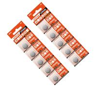 1 juego de pilas CR1225 de 3 V para electrónica como timbres, equipos deportivos y contadores de calorías