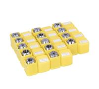 1 juego de pinzas resorte ER8, ER11, ER16, ER20, ER25, ER32 y ER40 alta precisión 0,008 mm for fresadora CNC, máquina grabado torno Pinzas de Resorte(Yellow Box,ER11-13pcs)