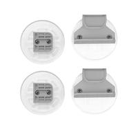 1 juego de placa base de repuesto para puerta de bebé con tornillos de gancho para mejorar niños y mascotas