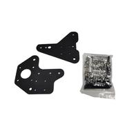 1 juego de placa for Crea-lity CR-10 for En-der-3/3Pro, kit de rieles lineales de doble eje Z MGN12H for Crea-lity for impresora En-der-3-3s S4 S53D(Plate with screw)