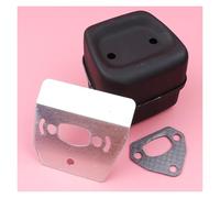 1 Juego de placa protectora refrigeración escape for Husqvarna 142 137 141 36 41 piezas motosierra 545006044, 530069415, 503 83 65-01