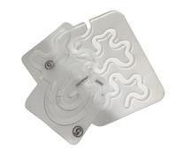 1 juego de plantilla de regla de acolchado de acrílico, plantilla de costura transparente, para máquina de coser patchwork