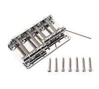 1 juego de puente para Fender Precision Jazz Bass Guitarra Accesorio cromado 201B-4 Badass